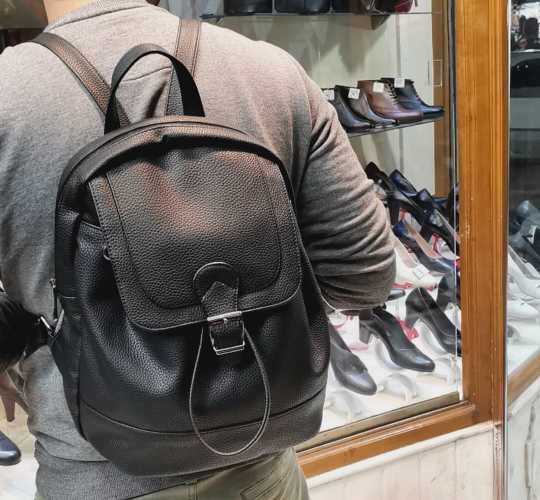 کوله پشتی چرم وارداتی اسپرت