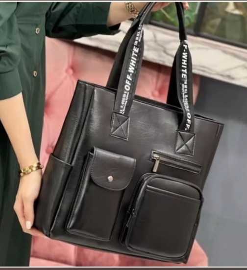 کیف دوشی زنانه سایز بزرگ آف وایت