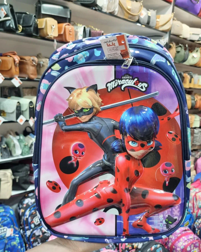 کوله دختر کفشدوزکی