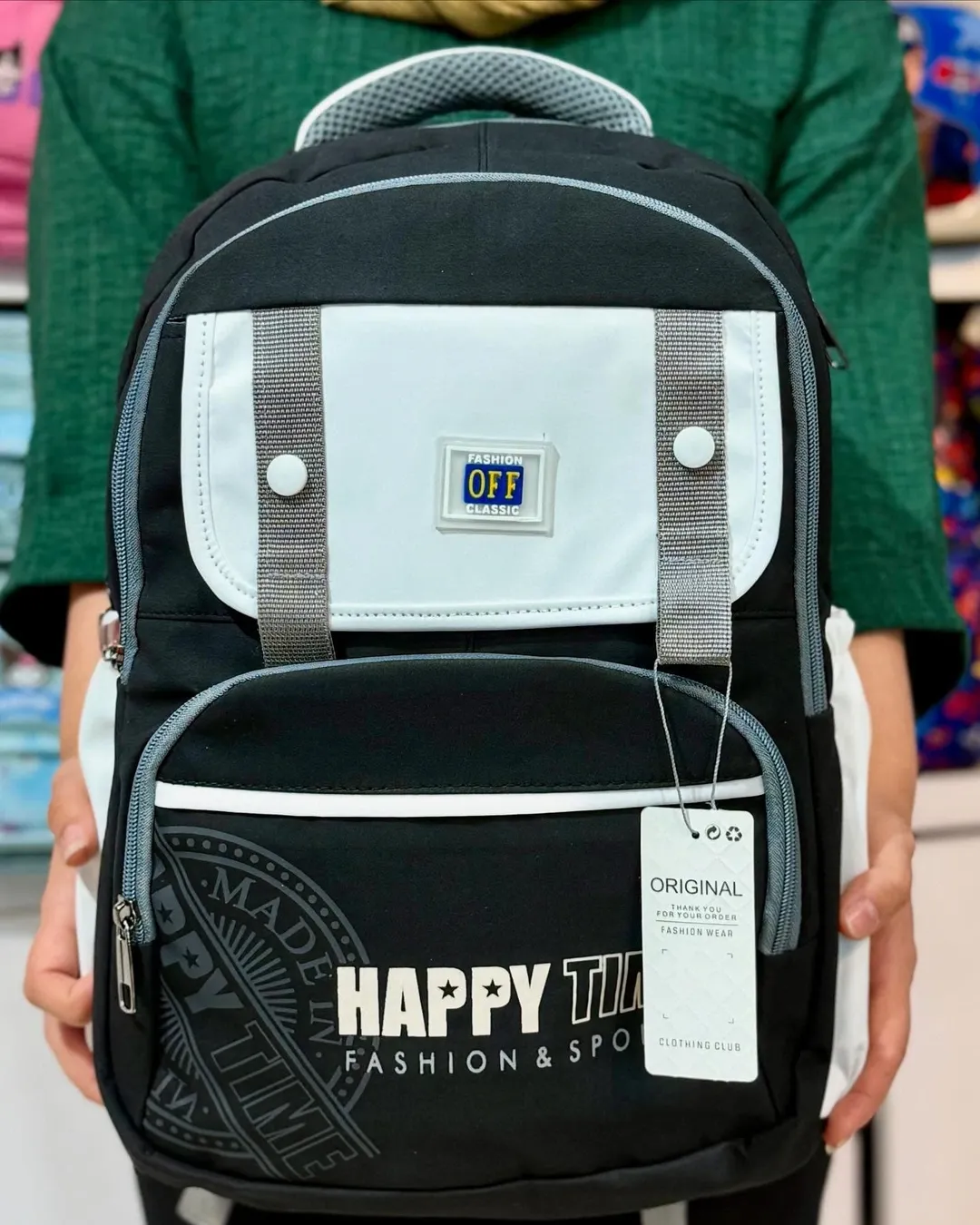 کوله برزنتی وارداتی ترکیب رنگی