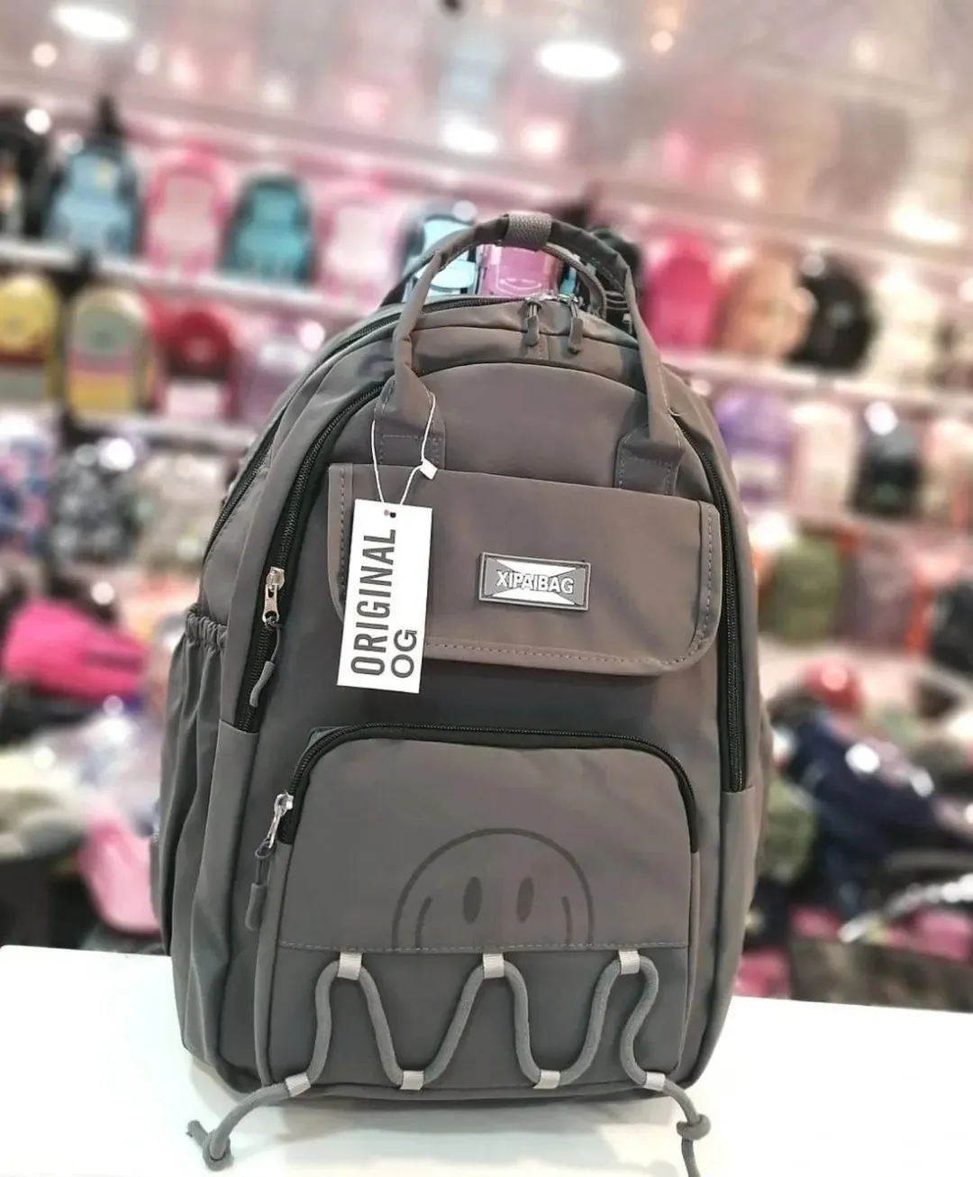 کوله برزنتی لبخند جنس دیبا خارجی