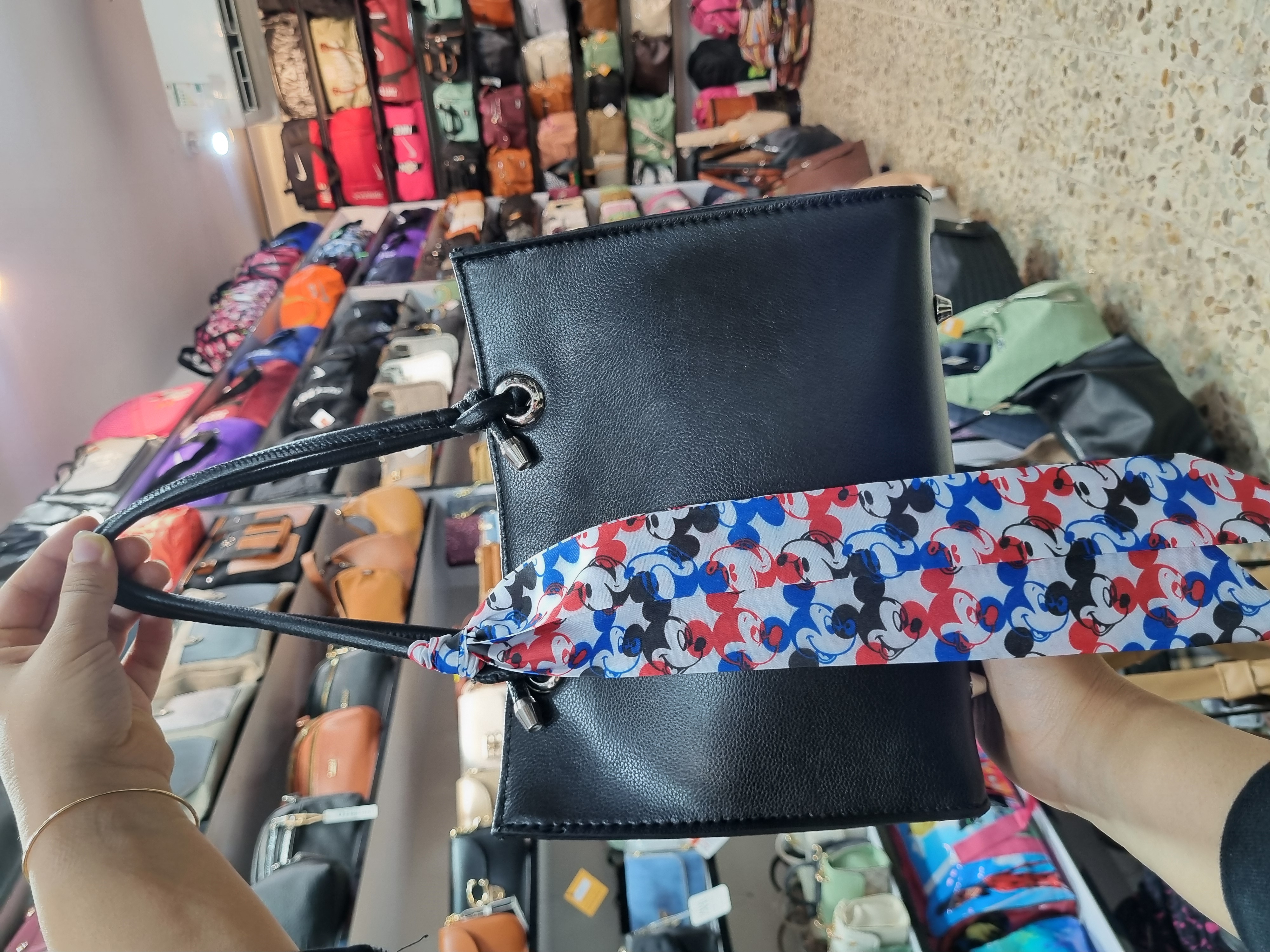 کیف زنانه زارا شالدار کوچک